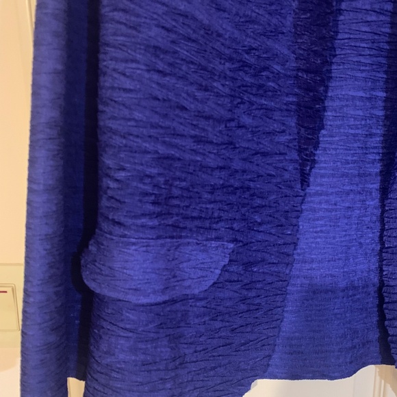 Chico’s Purple Lightweight Open Front Jacket sz 0 - Picture 2 of 5